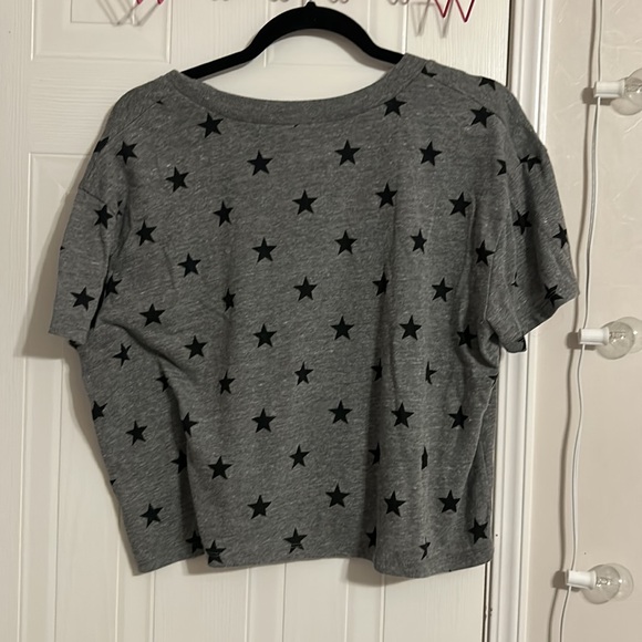 Alternative Apparel Stars Cropped Tee - Picture 2 of 4